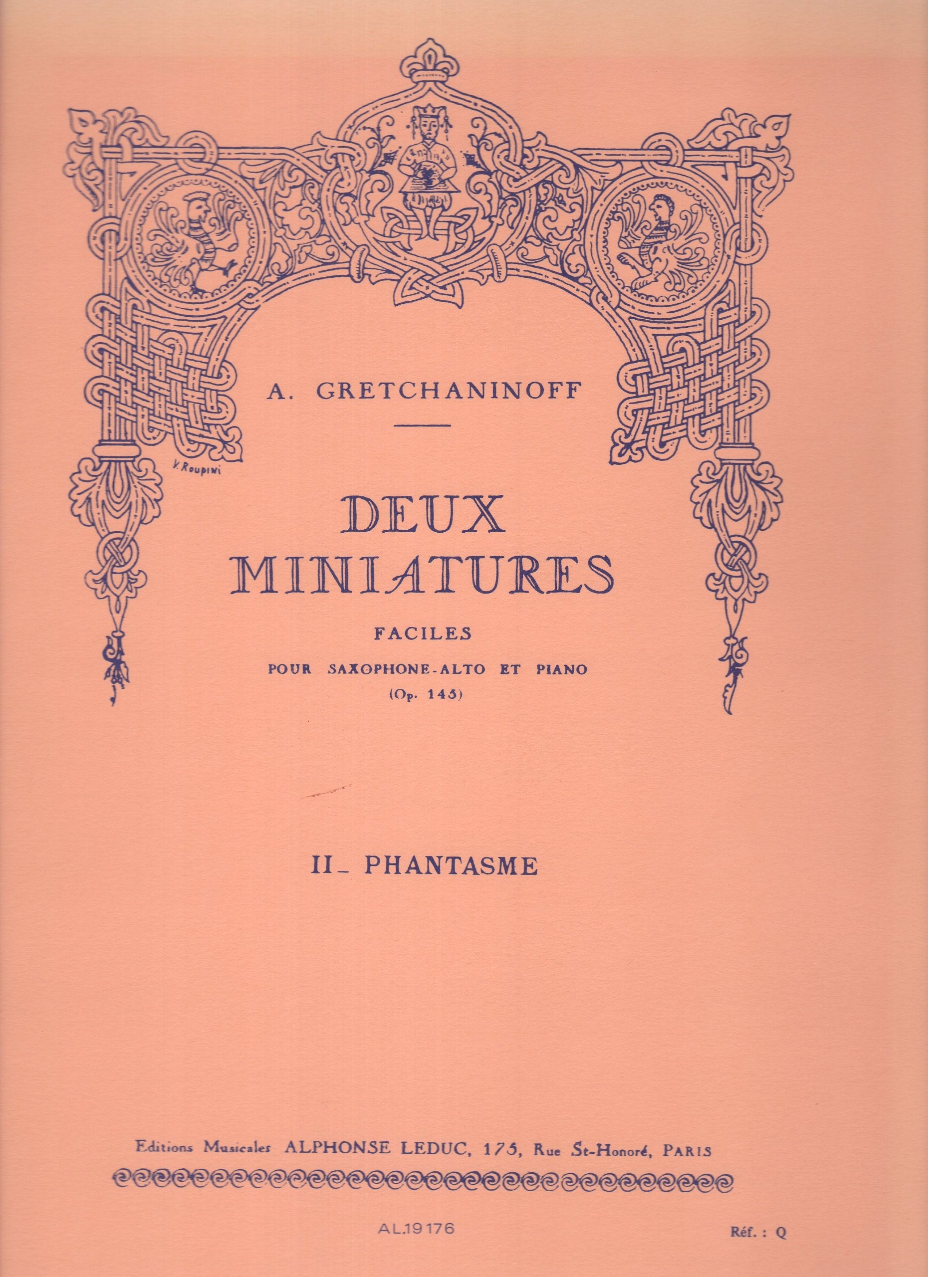 2 MINIATURES OP145 N02:PHANTASME SAXOPHONE MIB ET PIANO book
