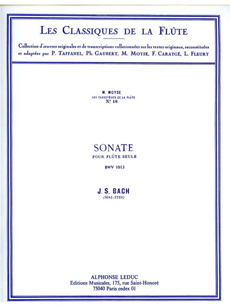CLASSIQUE FLUTE N018 SONATE (POUR FLUTE SEULE) book