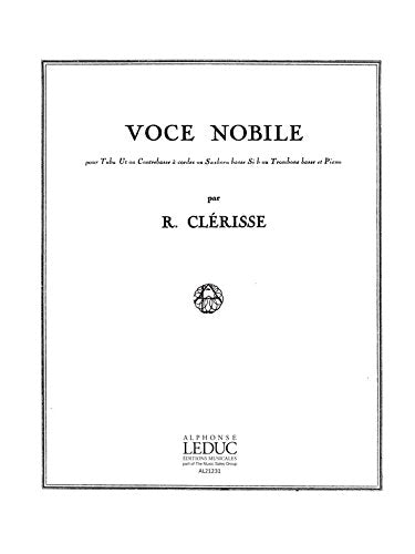 VOCE NOBILE TUBA(OU SAXHORNS) ET PIANO book