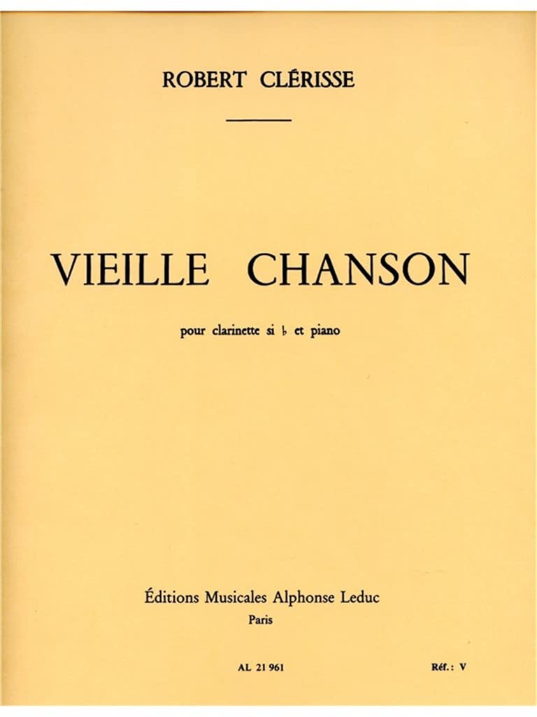 VIEILLE CHANSON CLARINETTE SIB ET PIANO book