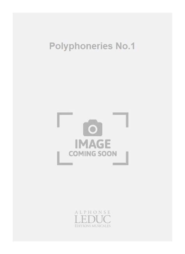 Guy delamoriniere: polyphoneries no.1: le reseda (choral) book