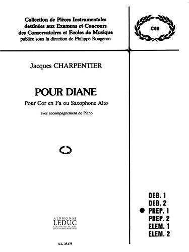 POUR DIANE COR EN FA(OU SAXO MIB)ET PIANO/COLLECTION ROUGERON book