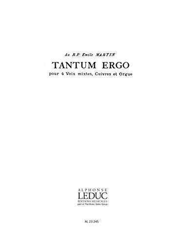 Charpentier jacques tantum ergo 4 mixed voices a cappella book