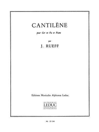 Cantilène pour Cor en Fa et Paino book