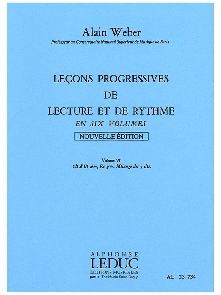 LECONS PROGR.LECTURE ET RYTHME VOL.6:UT 2EME FA 3EME OU MEL.7 CLES S/ACCT book