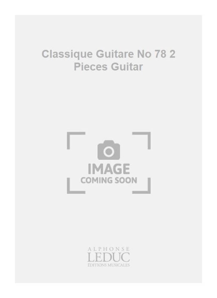 Cutting reyne classique guitare no 78 2 pieces guitar book book