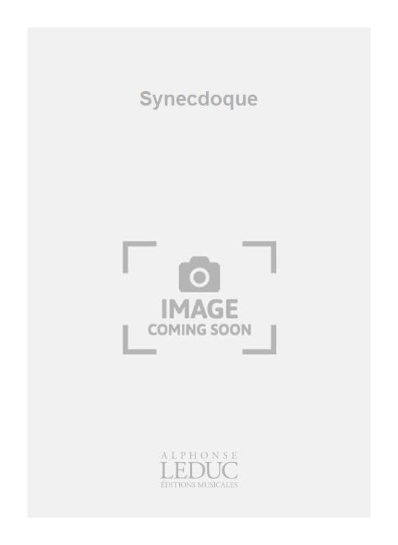 Alain weber: synecdoque (oboe solo) book