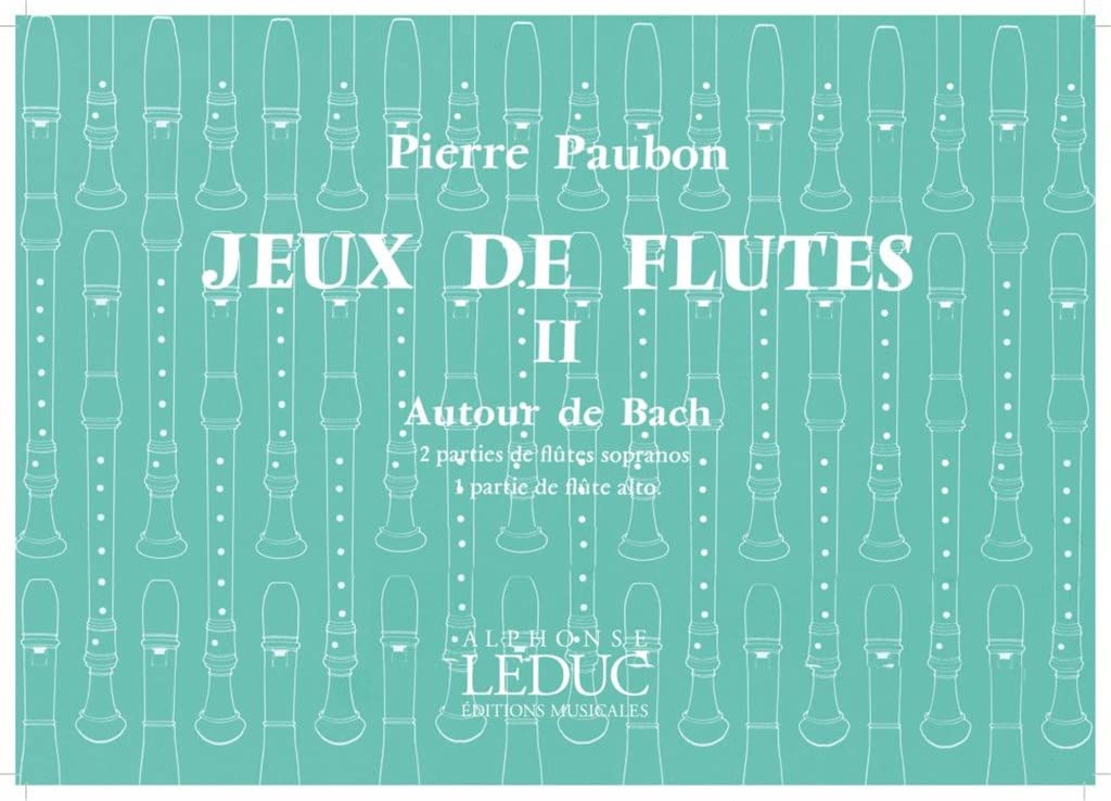 JEUX DE FLUTES VOL.2:AUTOUR DE BACH 3 FLUTES A BEC book