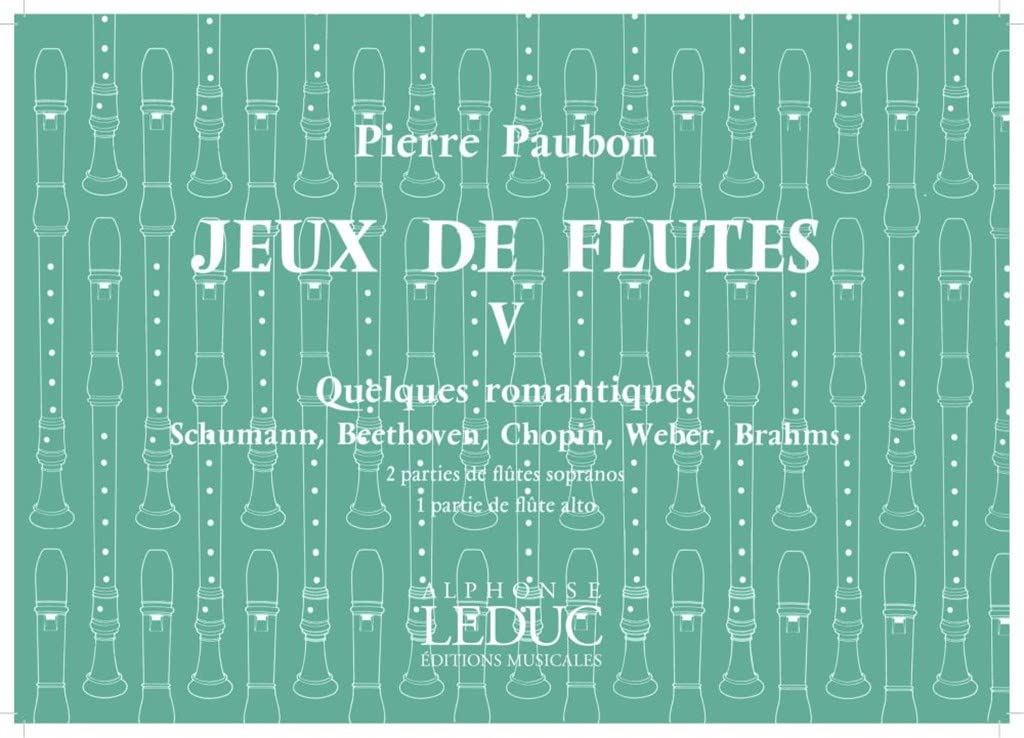 Pierre paubon: jeux de flutes vol.5 (recorders 3) book