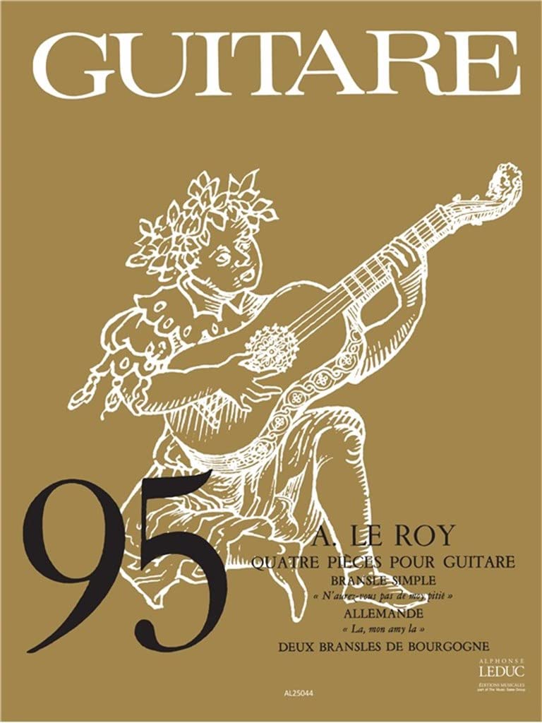 Adrien le roy: 4 pieces (coll. guitare no.95) (guitar solo) book