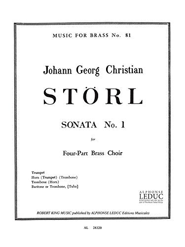 J. stoerl: sonata no.1 (quartet-brass) book