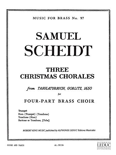 3 CHRISTMAS CHORALES BRASS QUARTET/SCORE AND PARTS(PTION/PTIES)MFB097 book