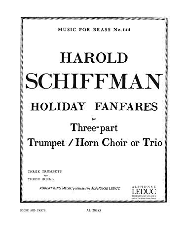 Harold schiffman: holiday fanfares (trumpets 3) book