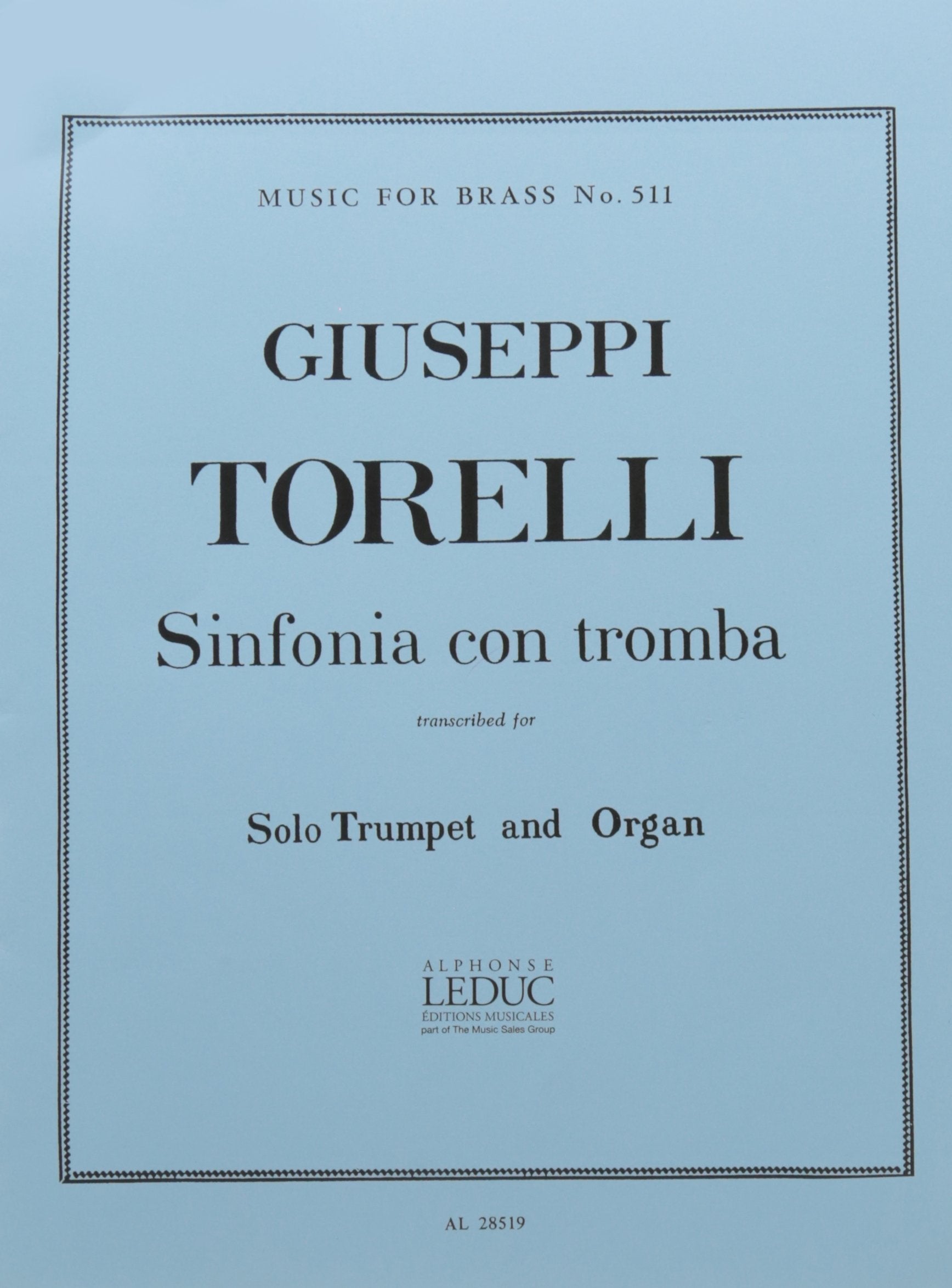 SINFONIA CON TROMBA TRUMPET AND ORGAN MFB511 book