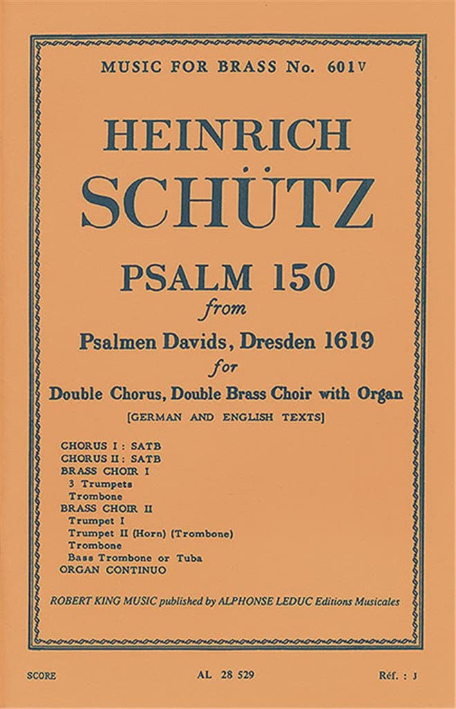Psalm 150 Vocal Score (Partie De Choeur) book