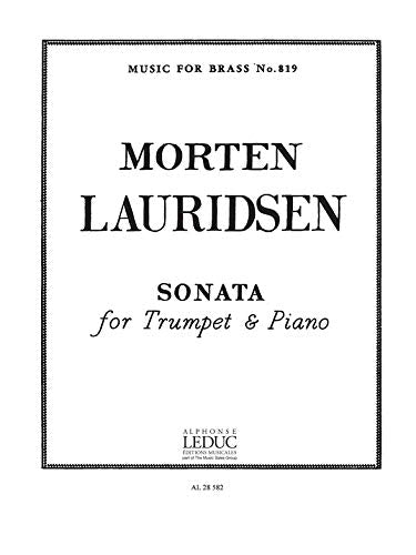 SONATA TRUMPET AND PIANO MFB819 book