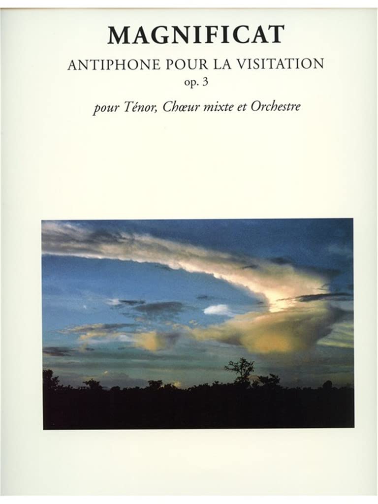 MAGNIFICAT OP3 TENOR, CHOEUR MIXTE ET ORCHESTRE/ PTION D'ORCHESTRE book