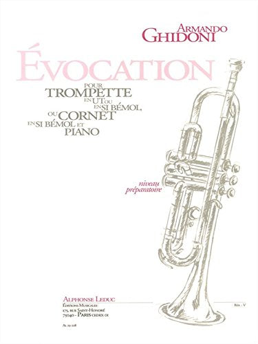 Armando ghidoni: evocation (trumpet/piano) book