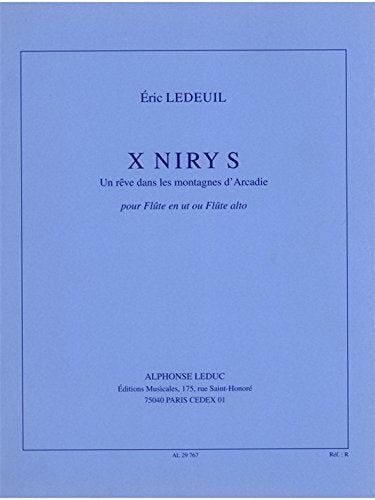 Ledeuil eric x niry s flute in c or alto flute book book