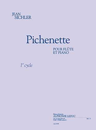 Sichler: pichnette (1'20'') (cycle 1) pour flute et piano book