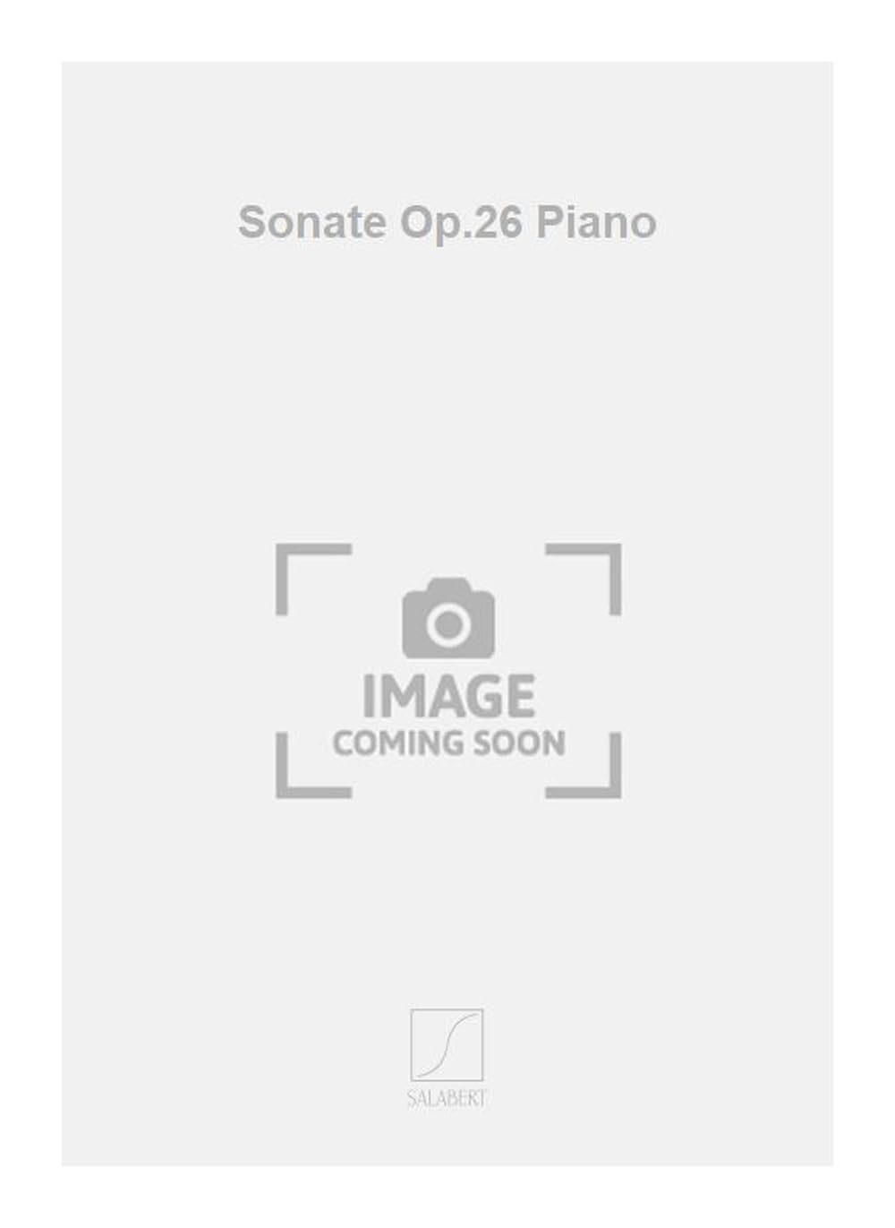 Product Image: SONATE OP.26 PIANO PIANO