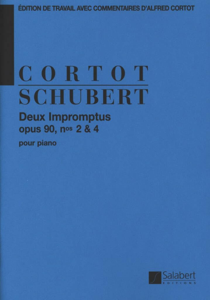 2 IMPROMPTUS OP.90 N 2 ET 4 (CORTOT) PIANO PIANO Sheet Music
