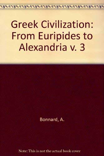 From Euripides to Alexandria (v. 3) book
