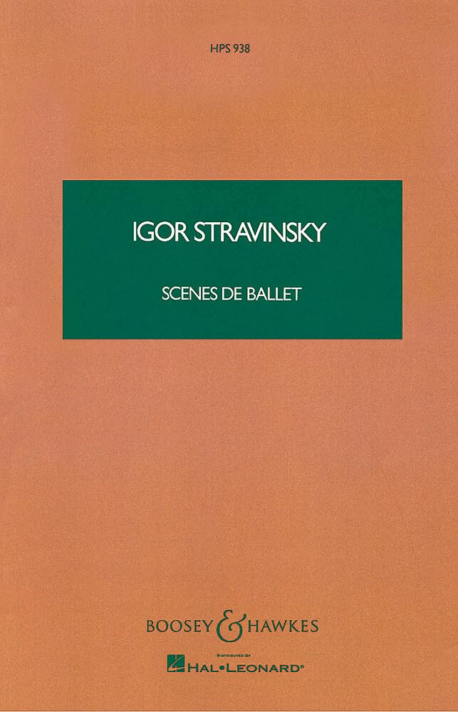 Scenes de Ballet: HPS 938. Orchester. Studienpartitur. (Hawkes Pocket Scores, HPS 938) Sheet Music