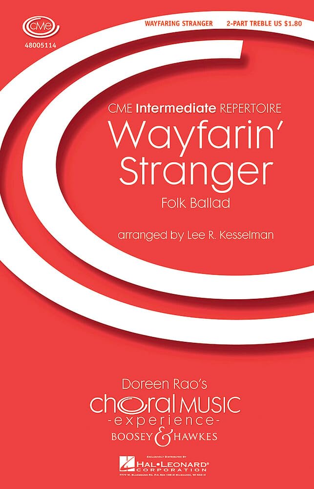 Wayfairin' Stranger: Kinderchor (1 oder 2 Stimmen) und Viola (Violoncello). Chorpartitur. (Choral Music Experience) Sheet Music