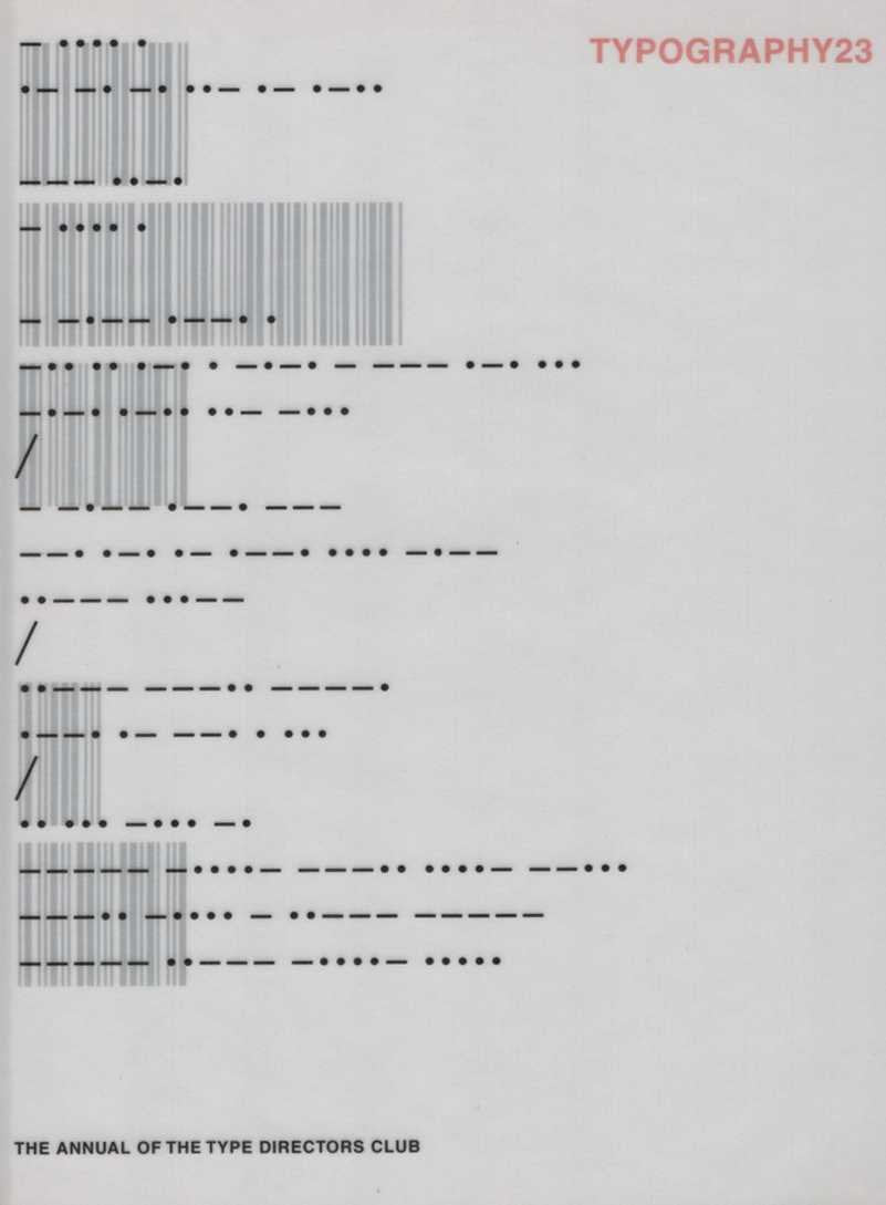 Typography 23: The Annual of the Type Directors Club (Typography: The Annual of the Type Directors Club) Law
