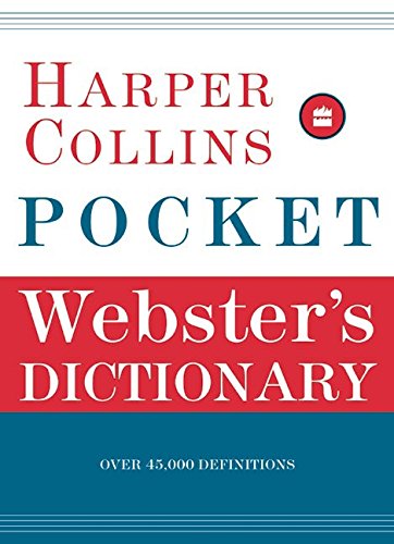 Collins Pocket Webster's Dictionary (Harpercollins Pocket English Dictionaries) General education
