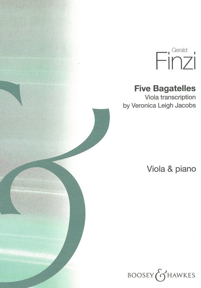 Fünf Bagatellen: Viola und Klavier. Sheet Music