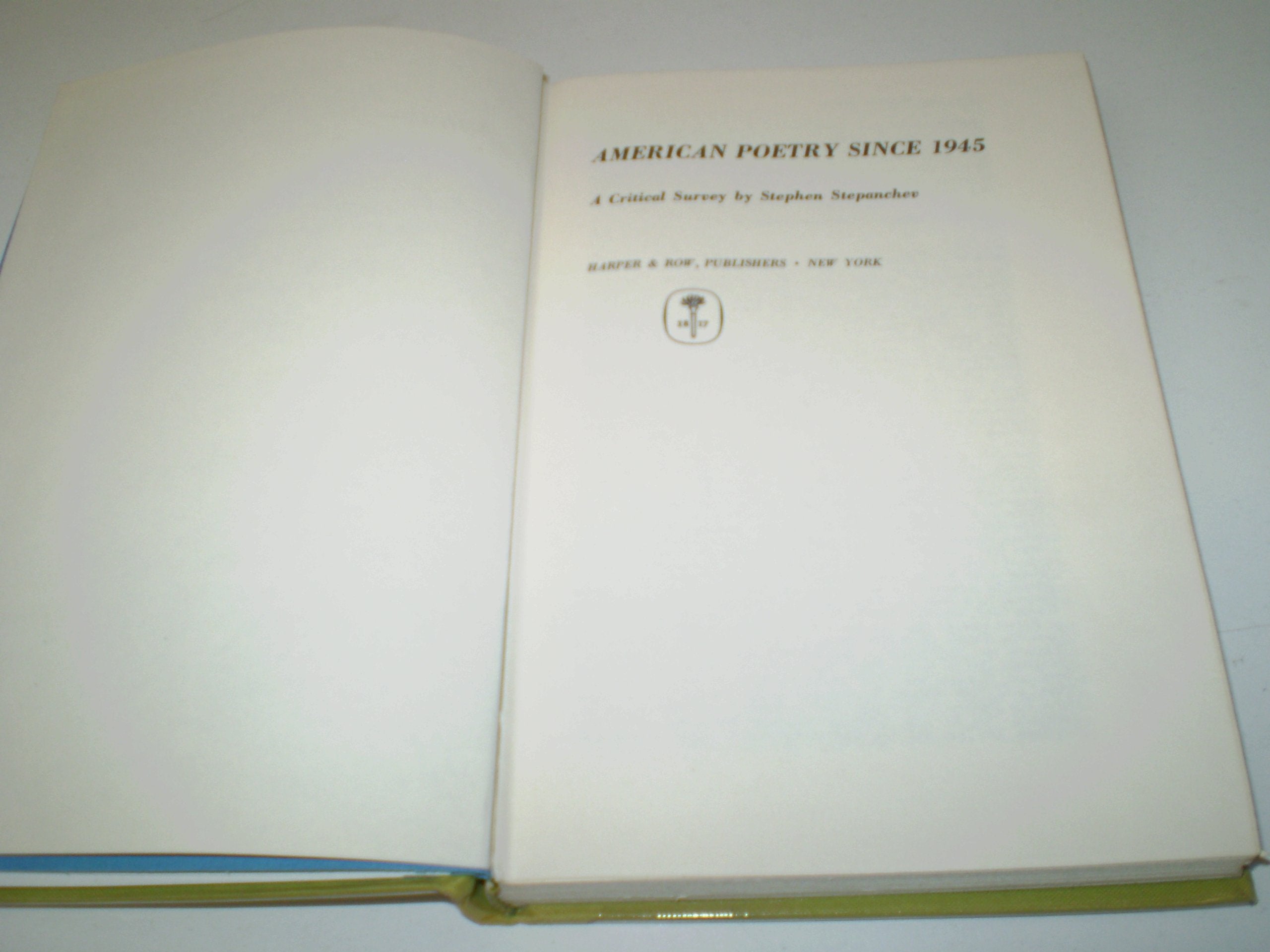 Product Image: American Poetry Since 1945