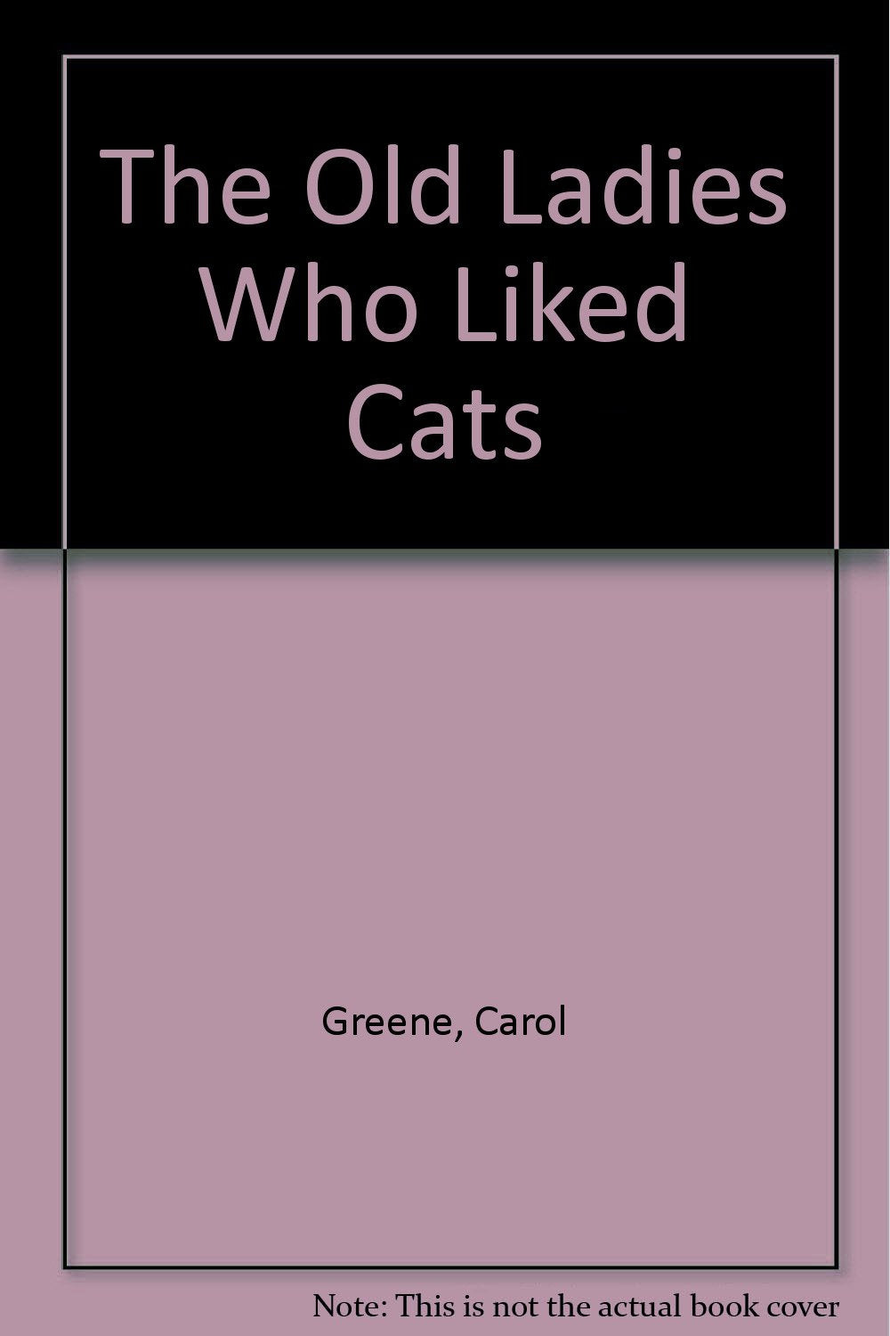 The Old Ladies Who Liked Cats Books