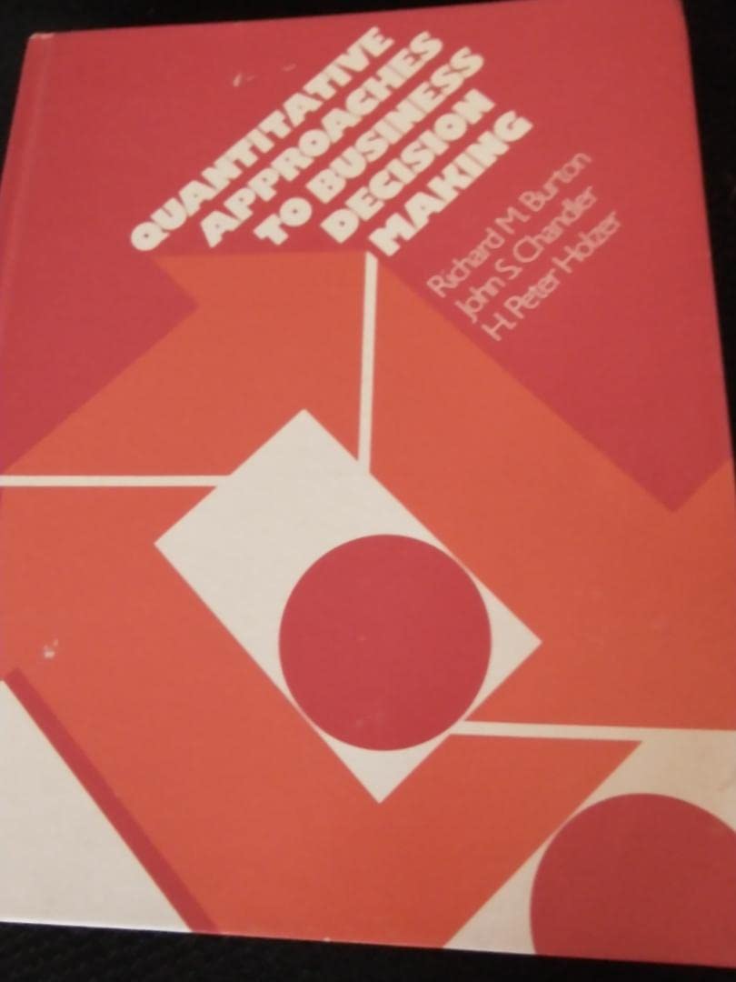 Product Image: Quantitative Approaches to Business Decision Making