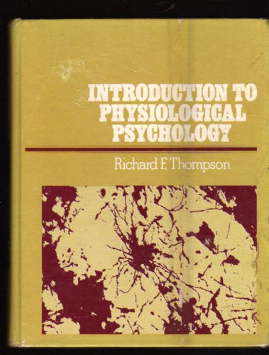 Introduction to Physiological Psychology Medicine Books