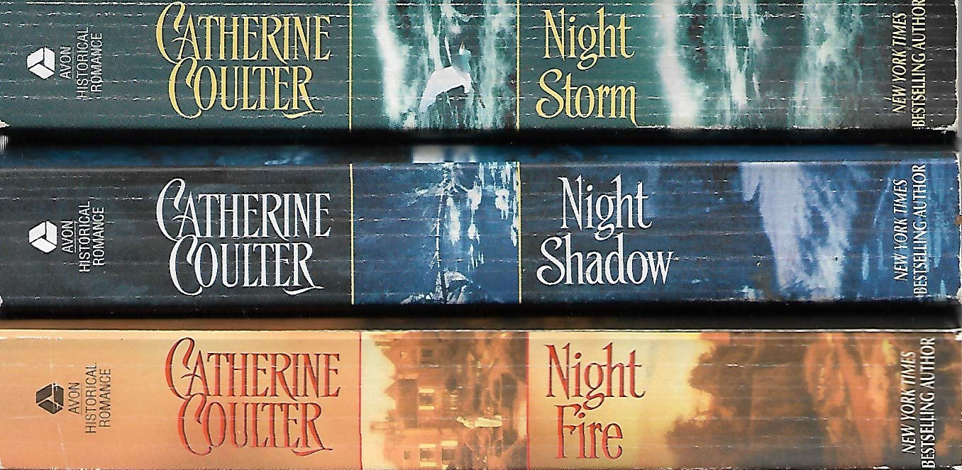 Catherine Coulter Three-box Set: Night Fire / Night Shadow / Night Storm (Night Trilogy) Historical Fiction