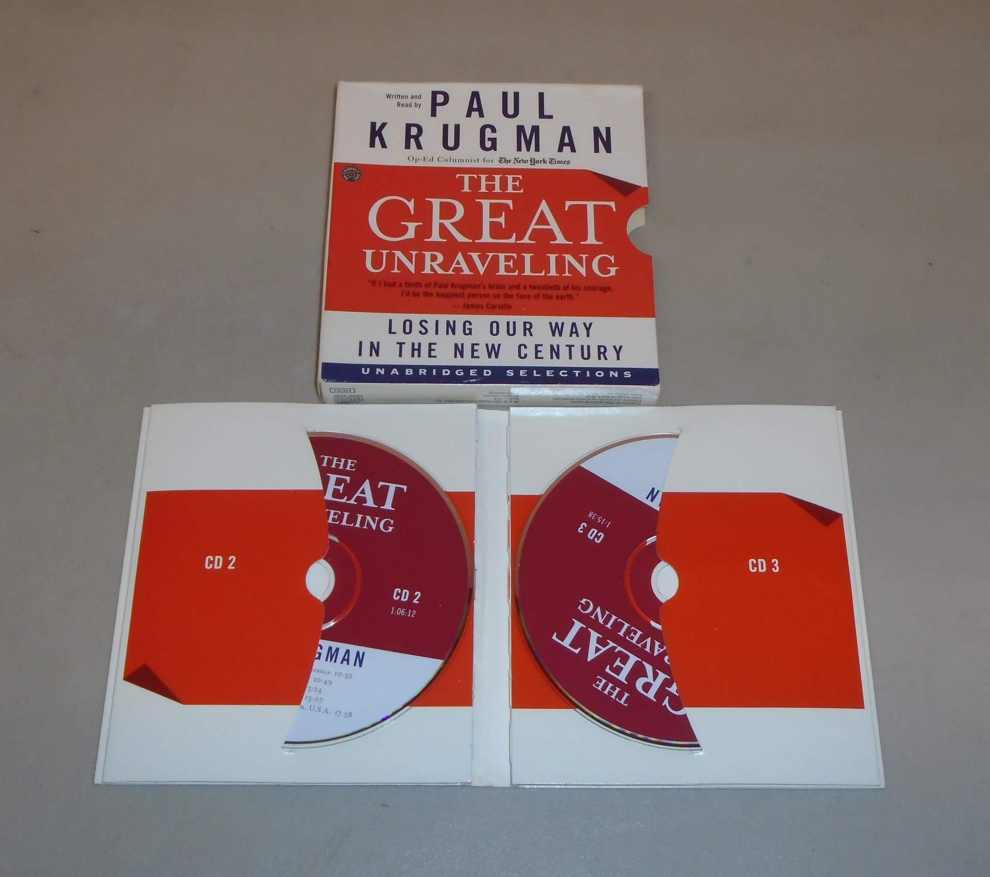 The Great Unraveling CD: Losing Our Way in the New Century Business, Finance & Career