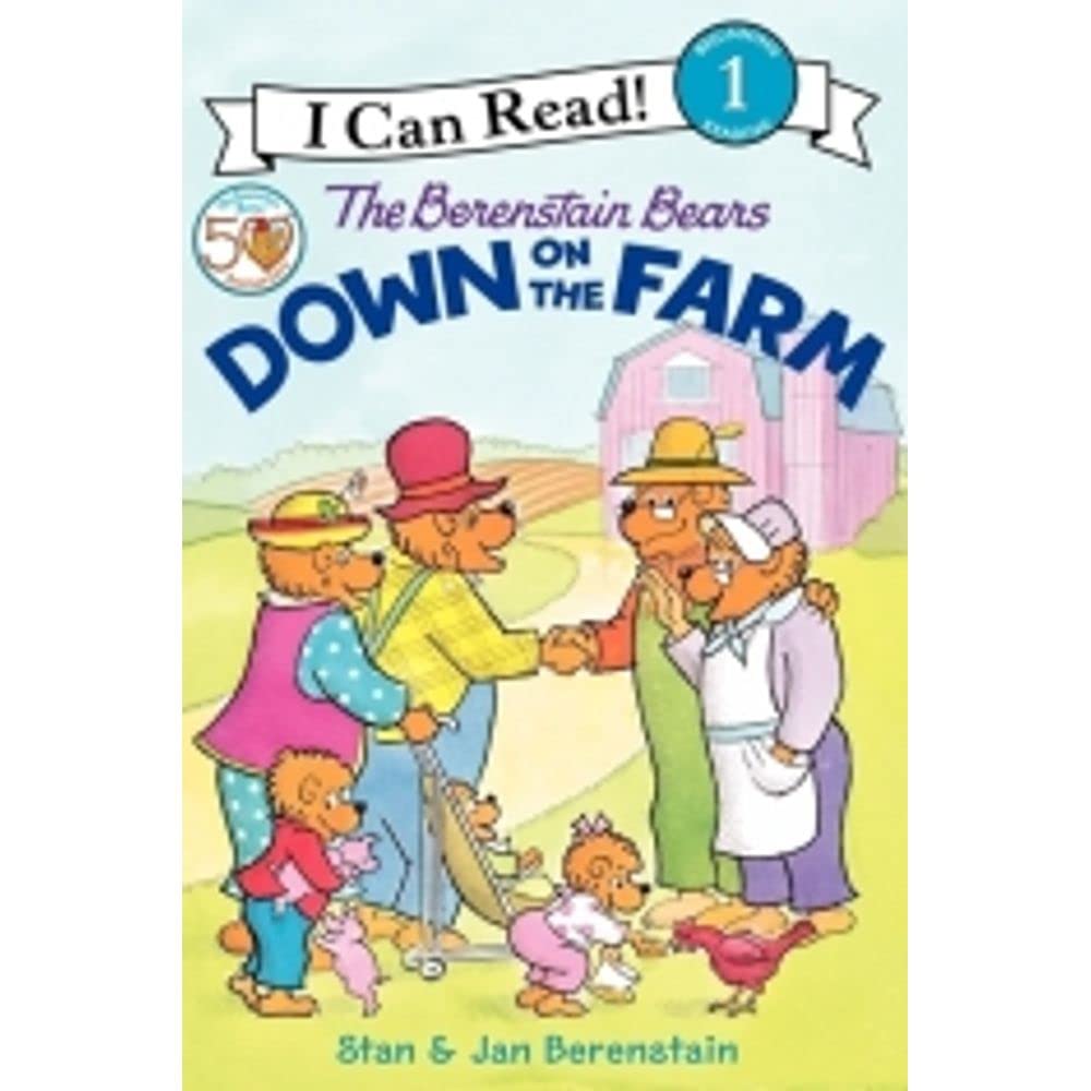 The Berenstain Bears Down on the Farm: An I Can Read Story About Farm Life for Children (Ages 4-8) (I Can Read Level 1) Non-fiction