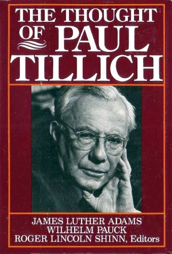 Thought of Paul Tillich Books