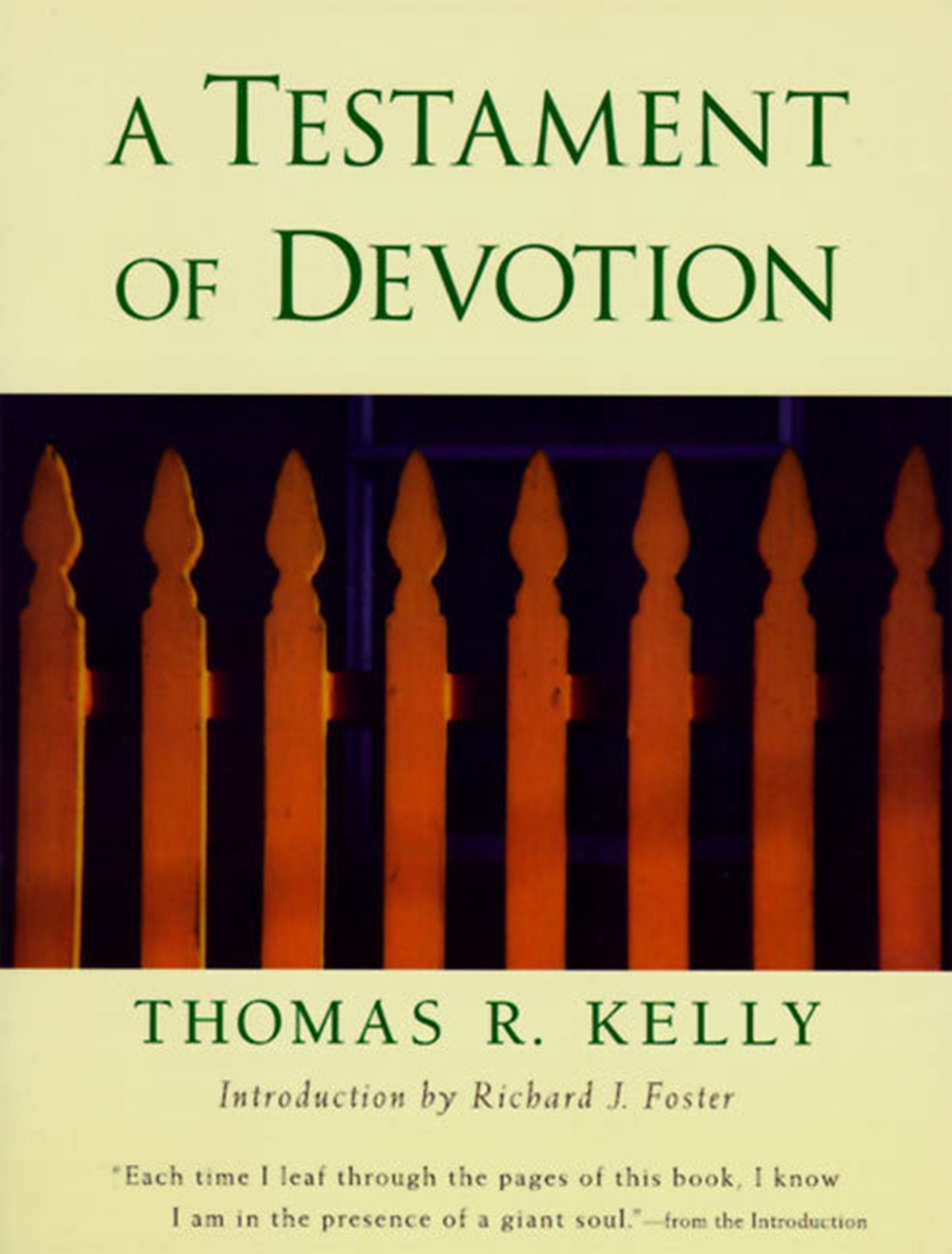 A Testament of Devotion Philosophy Books