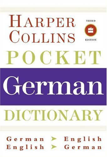 Product Image: HarperCollins Pocket German Dictionary, 3rd Edition