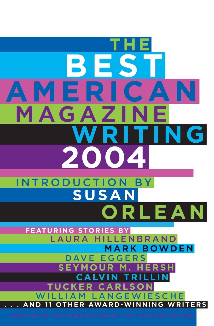 The Best American Magazine Writing book