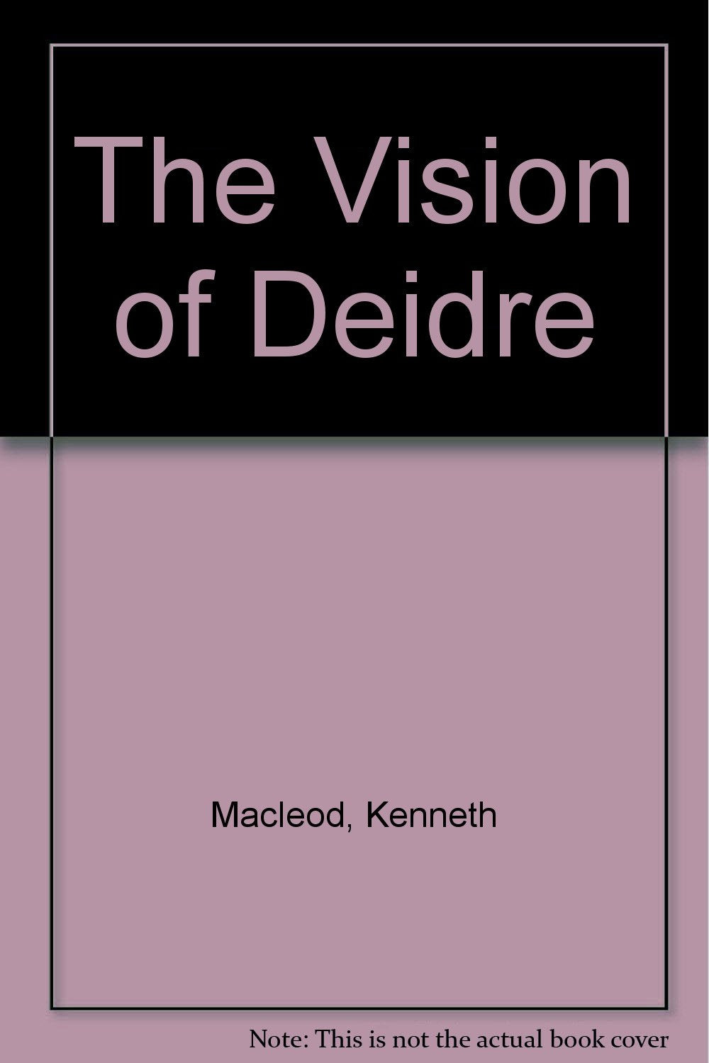 The Vision of Deidre: Singstimme und Klavier. Books