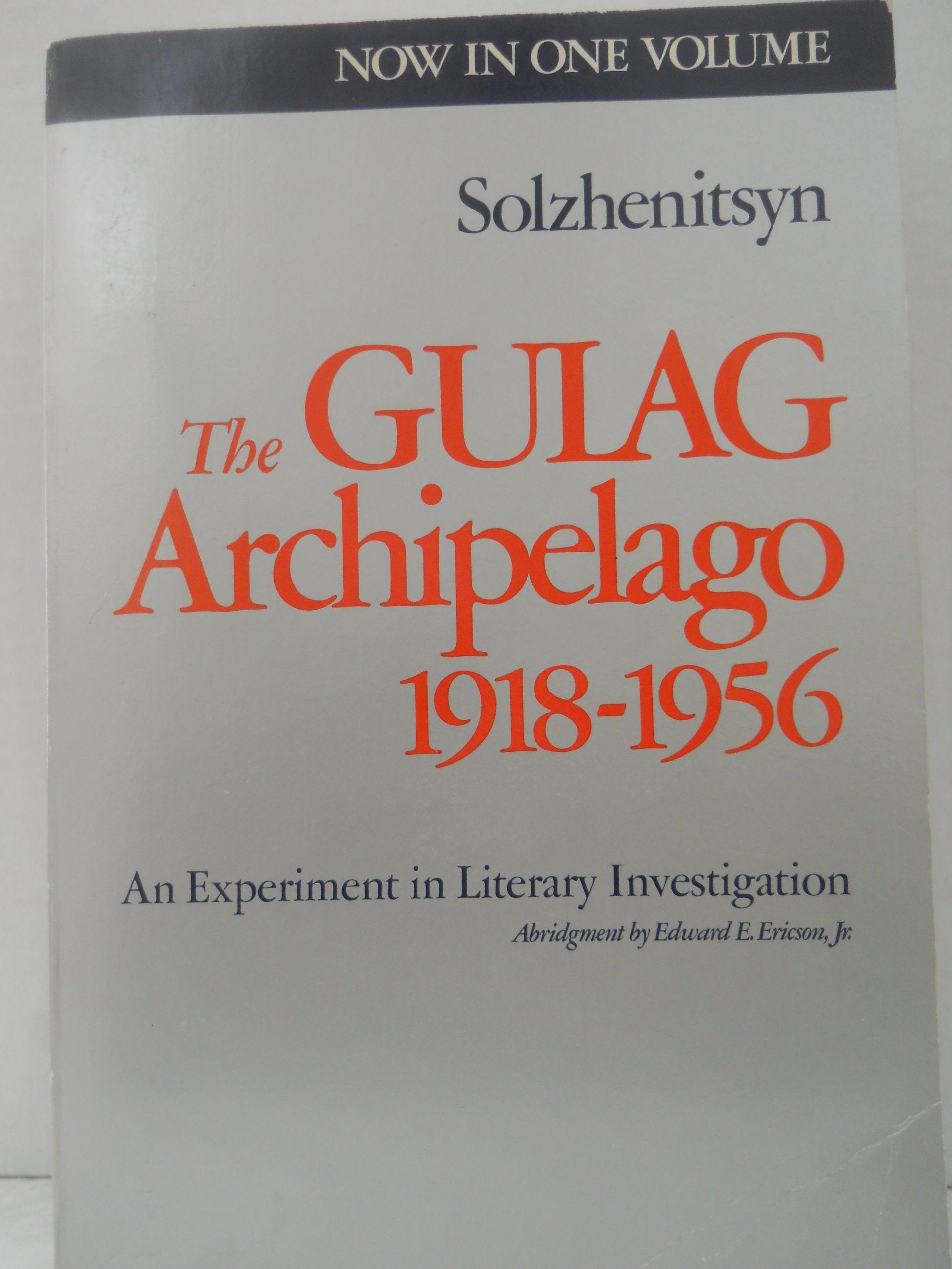 Gulag Archipelago: 1918-1956, Parts I-VII Politics & History