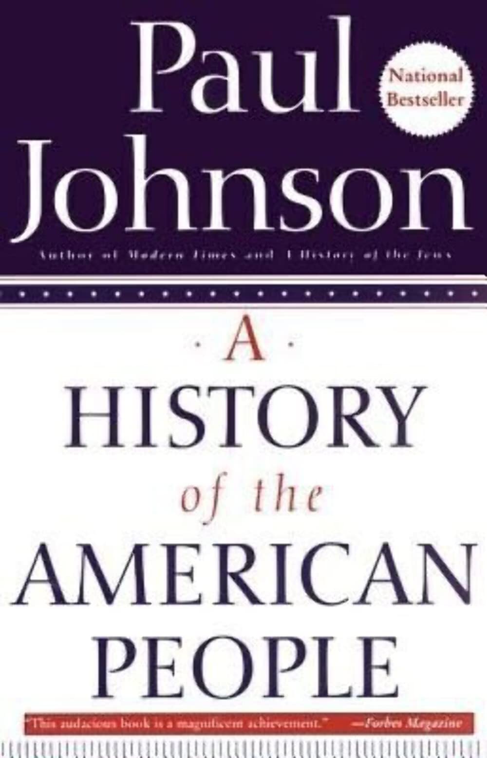 A History of the American People Books