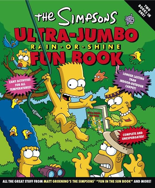 Simpsons Ultra-Jumbo Rain-or-Shine Fun Book book