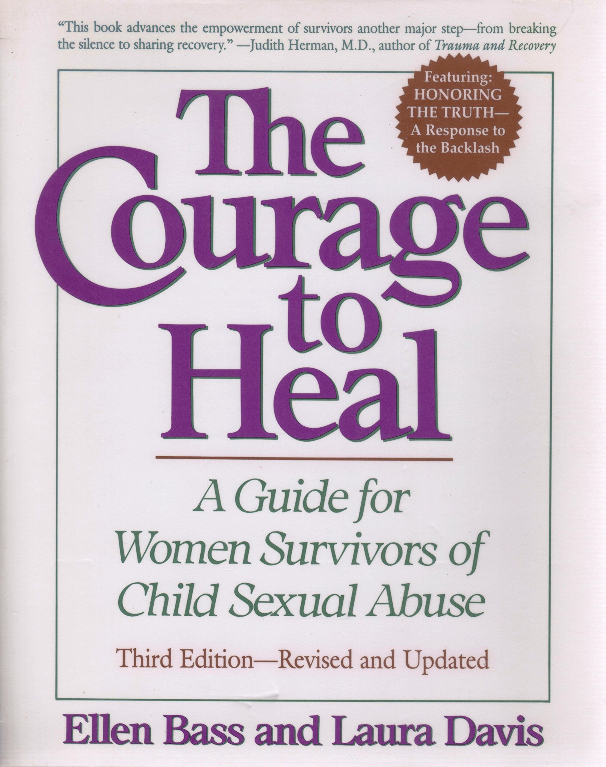 The Courage to Heal: A Guide for Women Survivors of Child Sexual Abuse Psychology