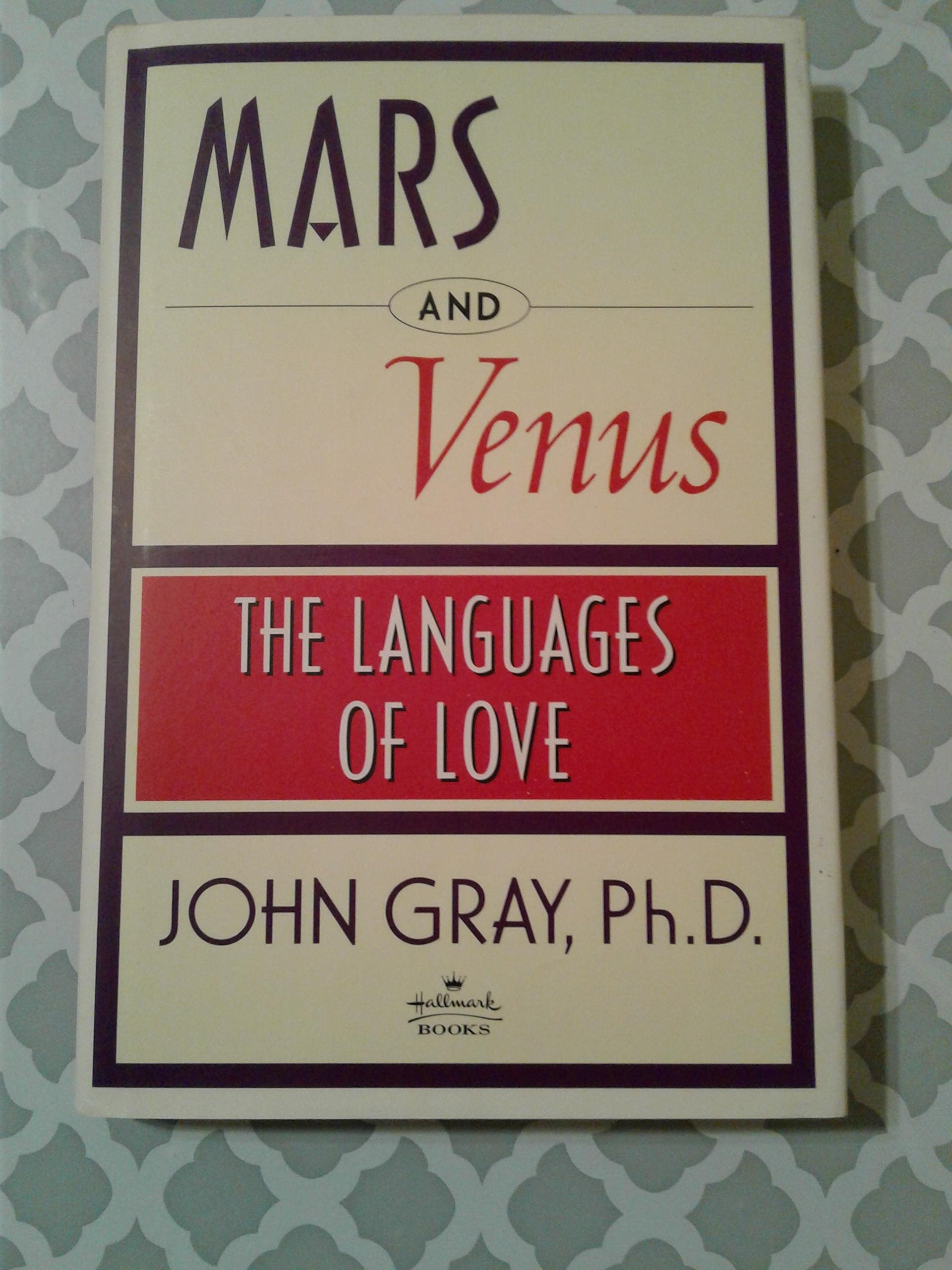 Mars and Venus Languages of Love Hallmark book