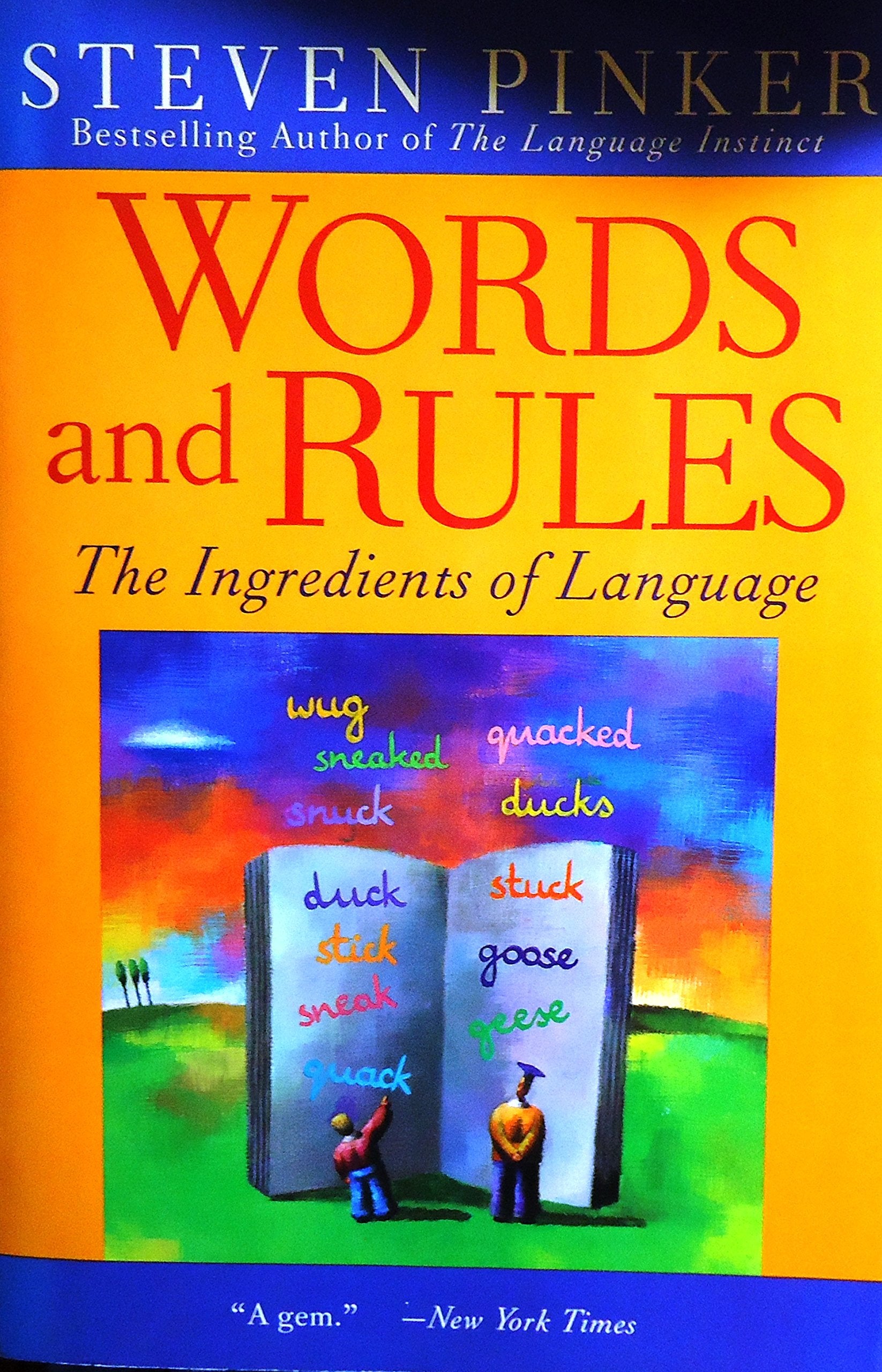 Product Image: Words and Rules: The Ingredients of Language